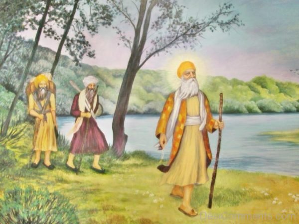 Guru Nanak Dev Ji During His Four Udasiyan