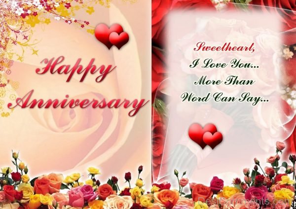 Happy Anniversary – I Love You