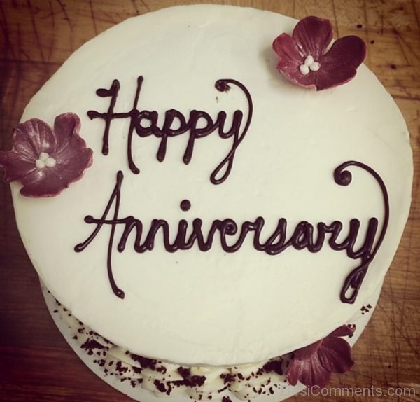Happy Anniversary With Cake