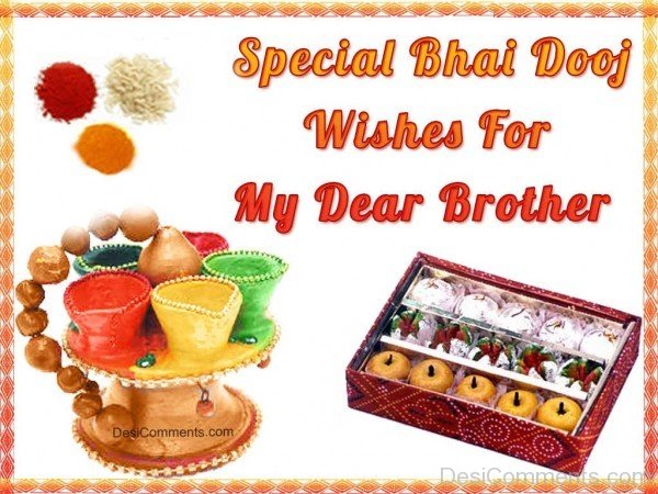 Happy Bhai Dooj To My Dear Brother