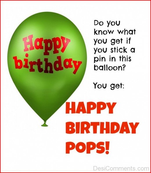 Happy Birthday Pops