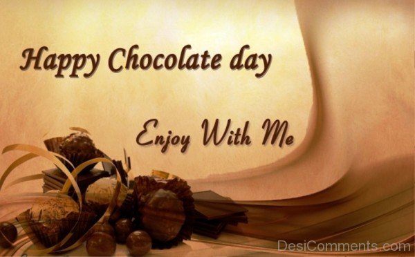 Happy Chocolate Day Enjoy With Me-tik06-DESI20