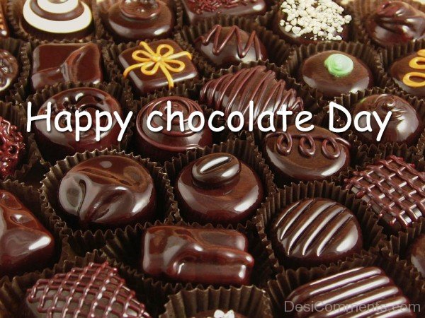 Happy Chocolate Day With Chocolates