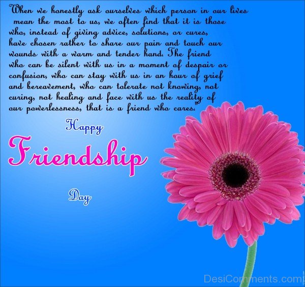 Happy Friendship Day Quote And Saying