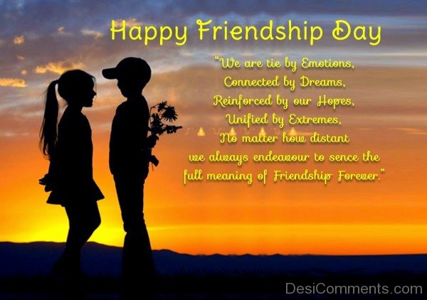 Happy Friendship Day To You