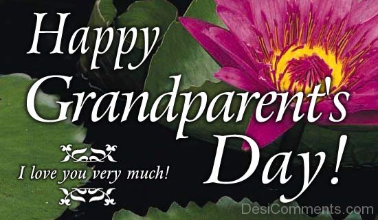 Happy GrandParents Day I Love You Very Much !