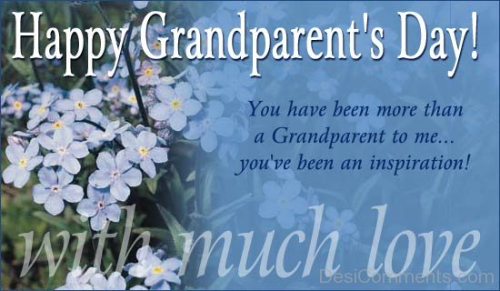 Happy GrandParents With Much Love