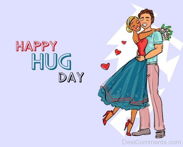 Happy Hug Day Couple Image