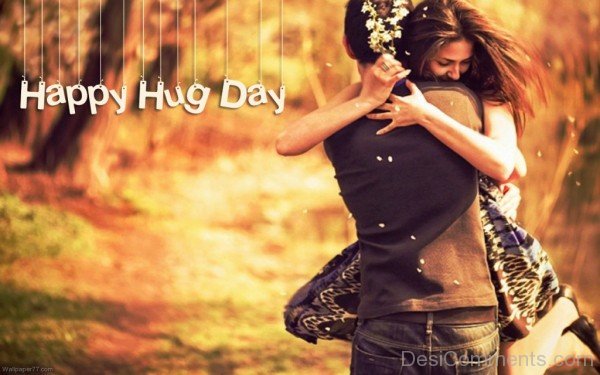 Happy Hug Day Image- dc 77035
