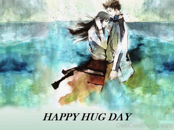 Happy Hug Day Painting