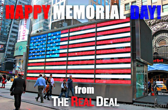 Happy Memorial Day From Real Deal