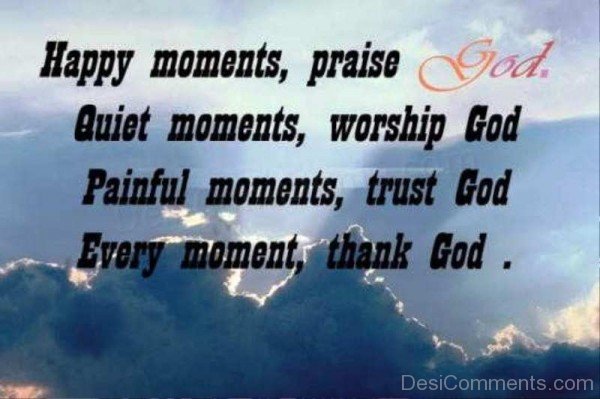 Happy Moments Praise God