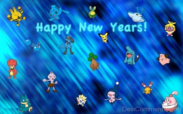 Happy New Year With Pokemons-DC50