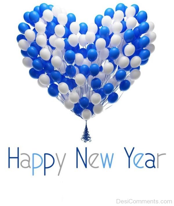 Happy New Year balloons-DC28