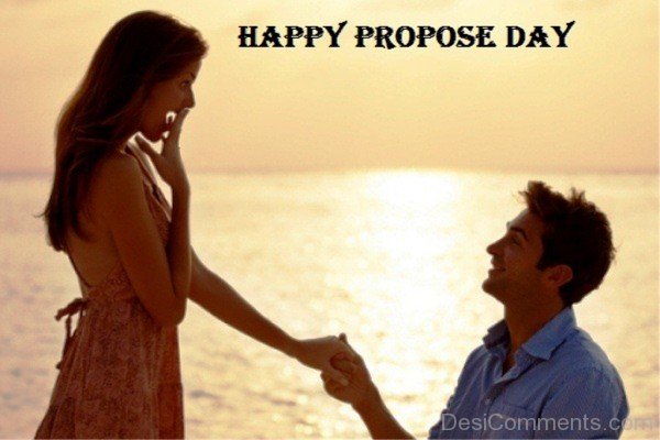 Happy Propose Day Couple Image