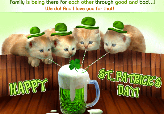 Happy St. Patrick’s Day To Your Family
