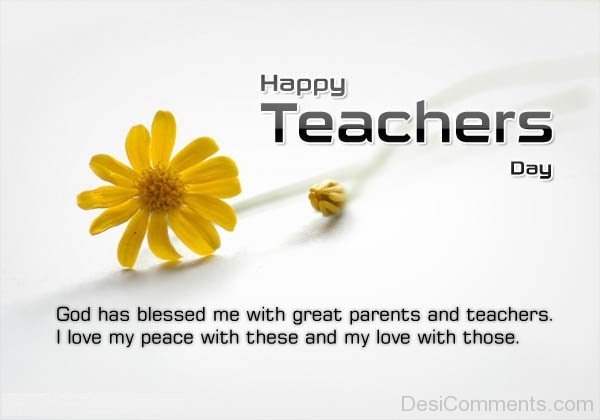 Happy Teachers Day - Great Parents And Teachers