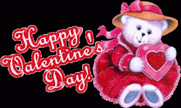 Happy Valentine’s Day Glittering Image