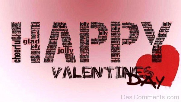 Happy Valentines Day With Heart Image-edc425DESI24