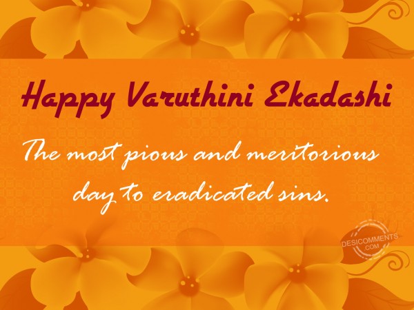 Happy Varuthini Ekadashi