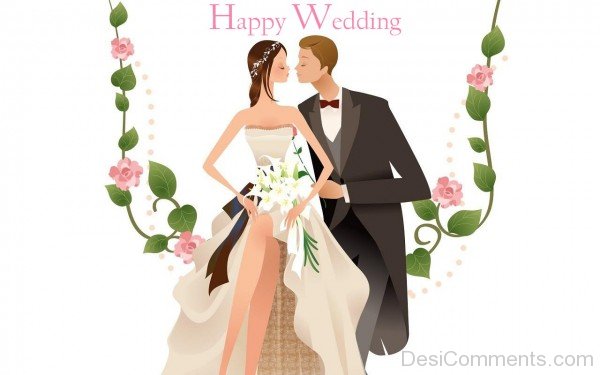 Happy  Wedding  - Couple