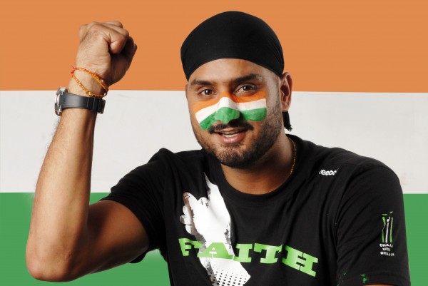 Harbhajan Singh Smiling