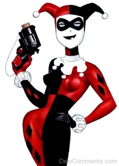 Harley Quinn With Gun