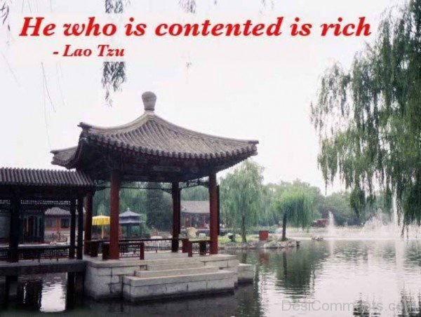 He Who Is Contented Is Rich-DC065