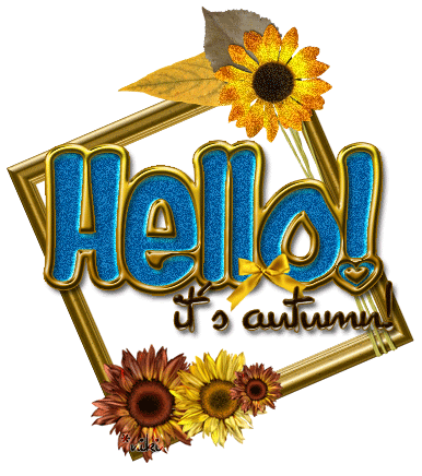 Hello – It’s Autumn