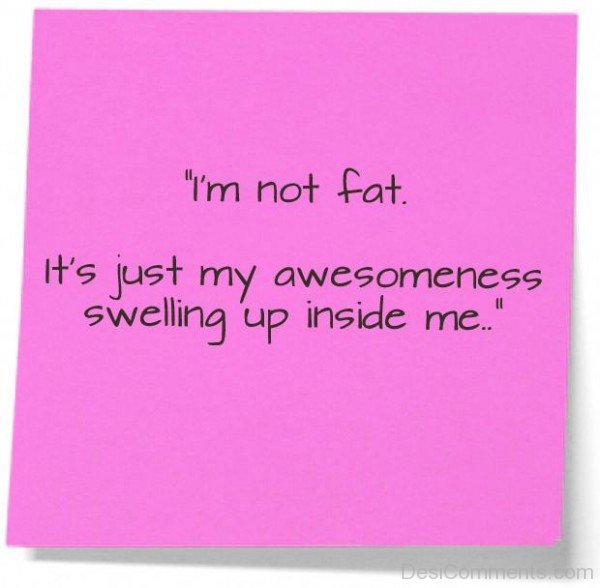 I Am Not Fat