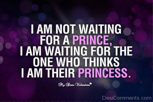 I Am Not Wating For Prince-DC90