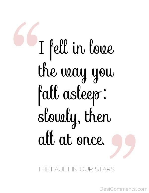 I Fell In Love The Way You Fall A Sleep-DC09DC06