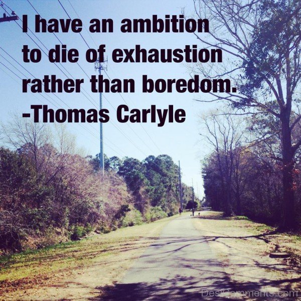 I Have An Ambition
