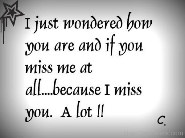 I Just Wondered