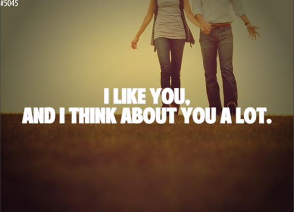 I Like You And I Think About You A Lot