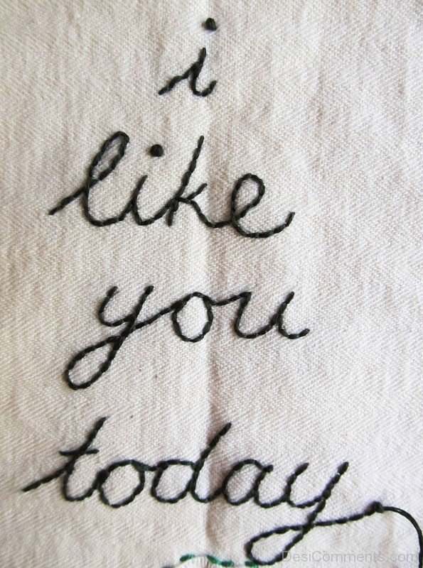 I Like You Today
