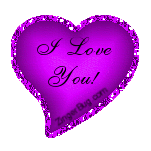 I Love You Glitter Heart-DC88047