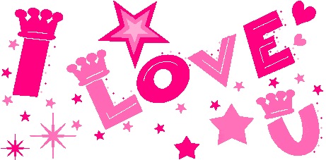 I Love You Pink Graphic
