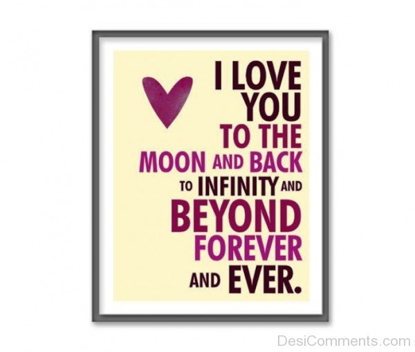 I Love You To The Moon And Back