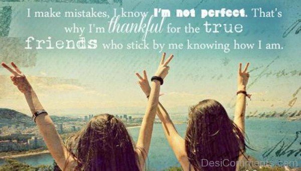 I Make Mistake, I Know I'm Not Perfect-DC185