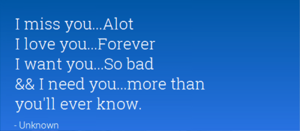 I Need You More Than You’ll Ever Know