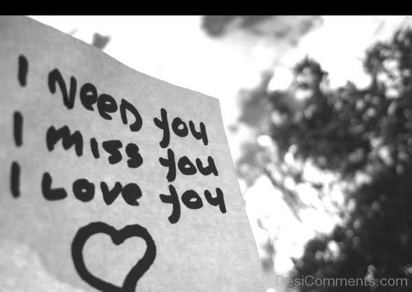 I Need You,I Miss You Image-DC063