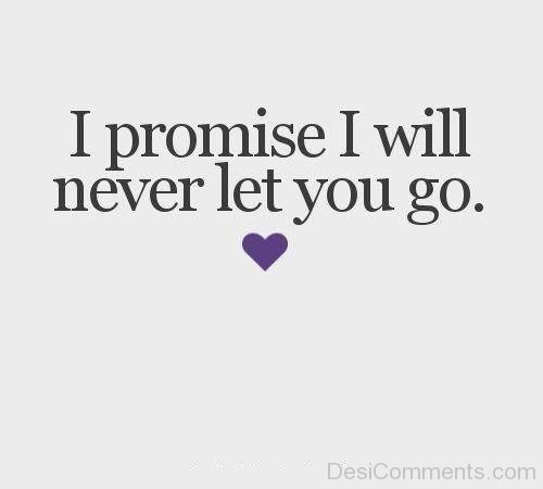 I Promise I Will Never Let You Go