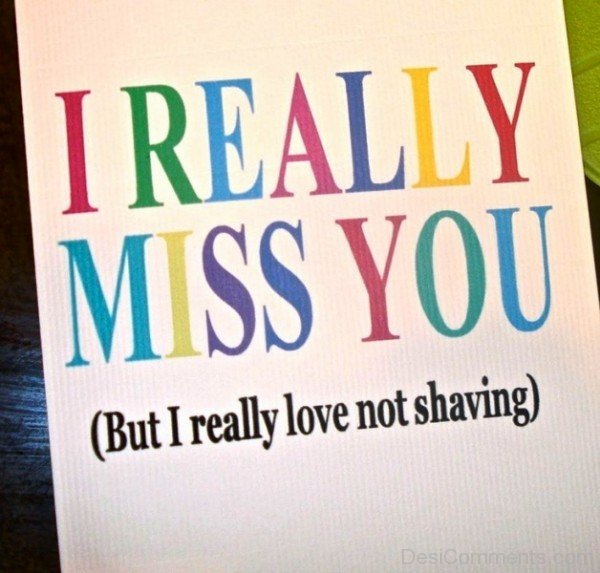 I Really Miss You