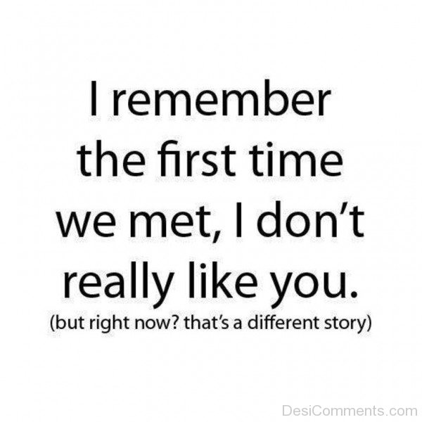 I Remember The First Time