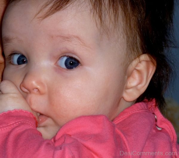 Baby In Pink Dress