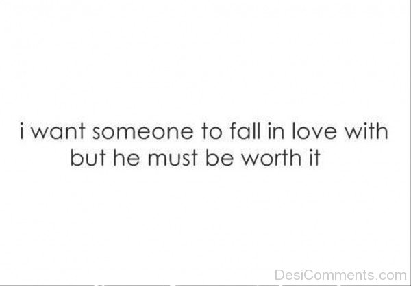 I Want Someone To Fall In Love-dcv318DESI01