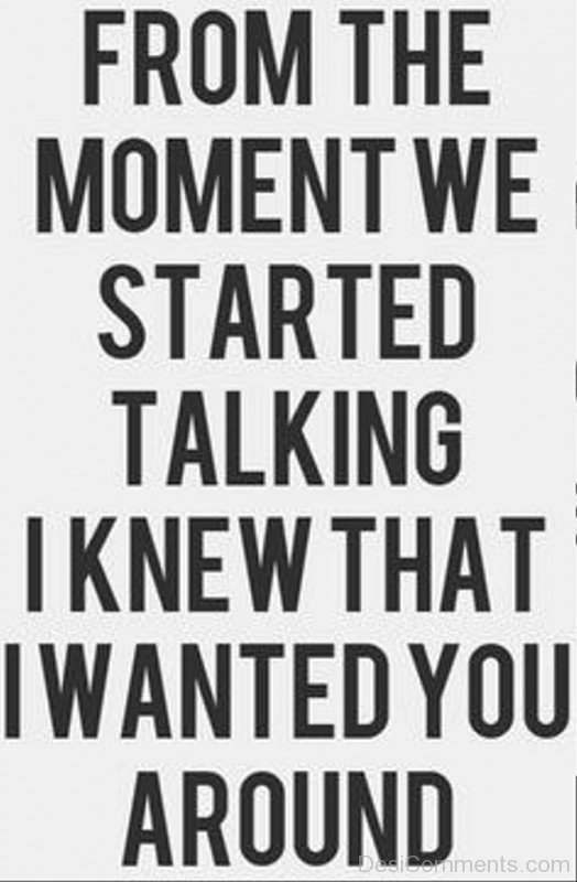 I Wanted You Around