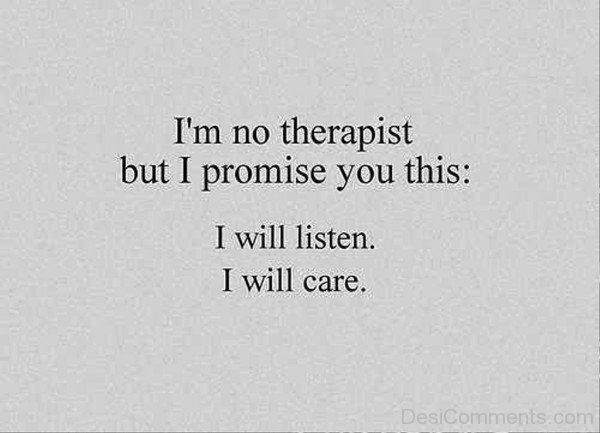 I Will Listen I Will Care