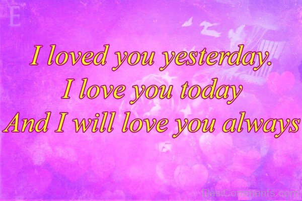 I Will Love You Always
